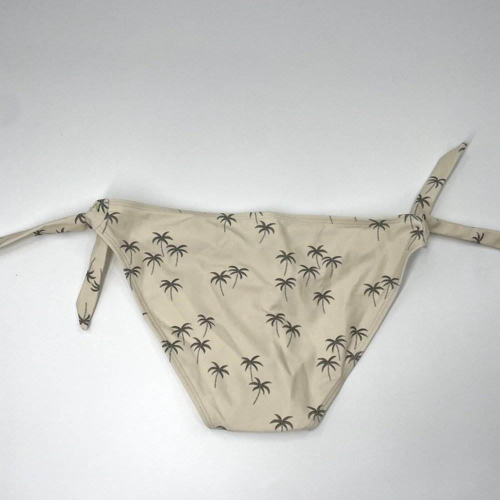 NWT Rylee + Cru Women Bathing Suit/ Swimsuit Bikini Palm Tree Print Bottom Small - Picture 2 of 4